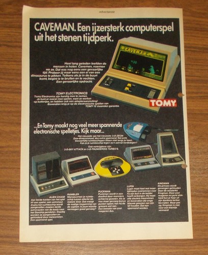 Seltene werbung tomy caveman - tomy,